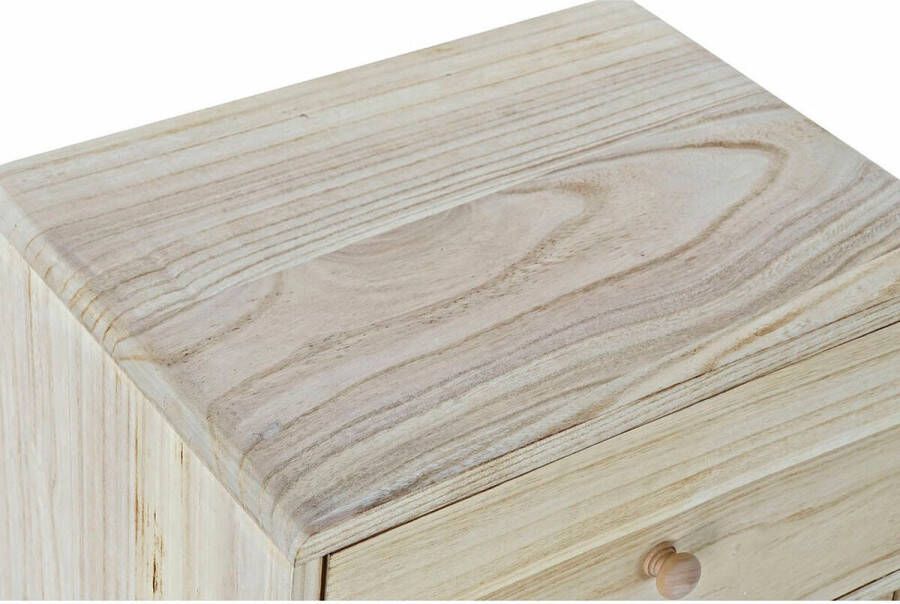 DKD Home Decor Ladenkast Natuurlijk Metaal Paulownia hout (40 x 29 x 78 cm)