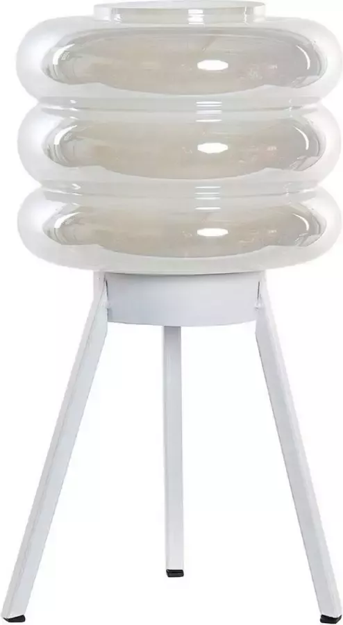 DKD Home Decor LED Lamp 8424001714803 Kristal Golven Wit LED (21 x 21 x 32.5 cm)