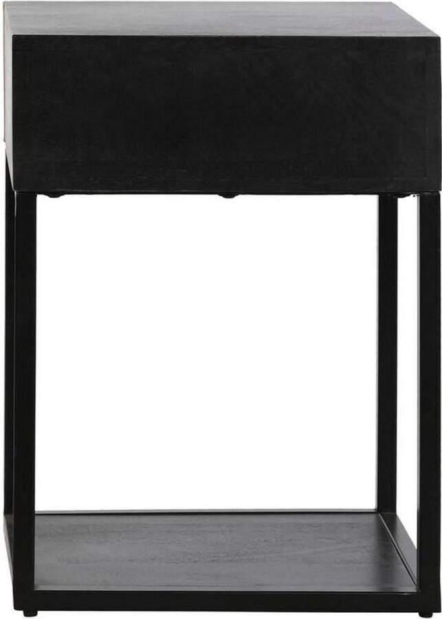 DKD Home Decor Nachtkastje Gouden 35 x 40 x 55 cm Zwart Metaal Hout - Foto 2