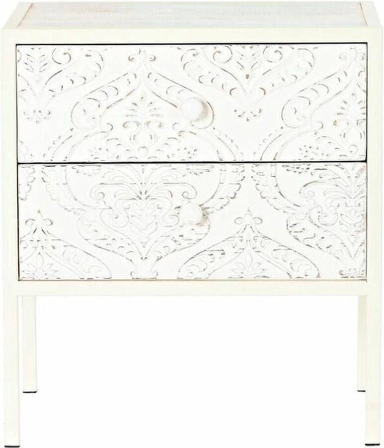 DKD Home Decor Nachtkastje Spar MDF (45 x 34 x 50 5 cm)