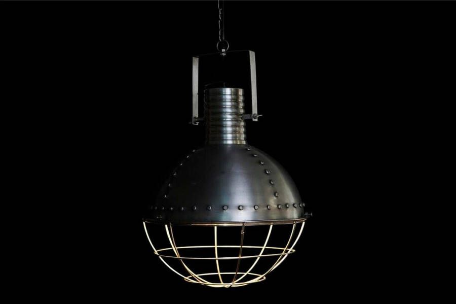 DKD Home Decor Plafondlamp Ziverachtig Zilver 50 W (43 x 43 x 66 cm) - Foto 1