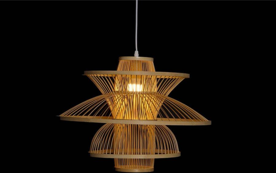 DKD Home Decor Plafondlamp Bamboe (50 x 50 x 37 cm)