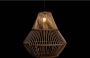 DKD Home Decor Plafondlamp Bruin Zwart Bamboe 50 W 50 x 50 x 52 cm - Thumbnail 2