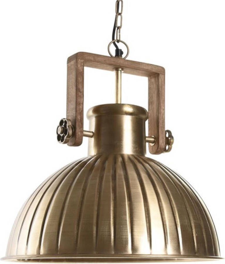 DKD Home Decor Plafondlamp Gouden Bruin 50 W (41 x 41 x 40 cm)