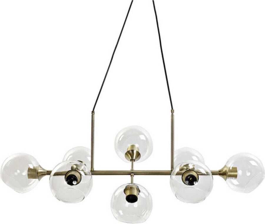 DKD Home Decor Plafondlamp Gouden Transparant 220 V 50 W (96 x 50 x 32 cm)