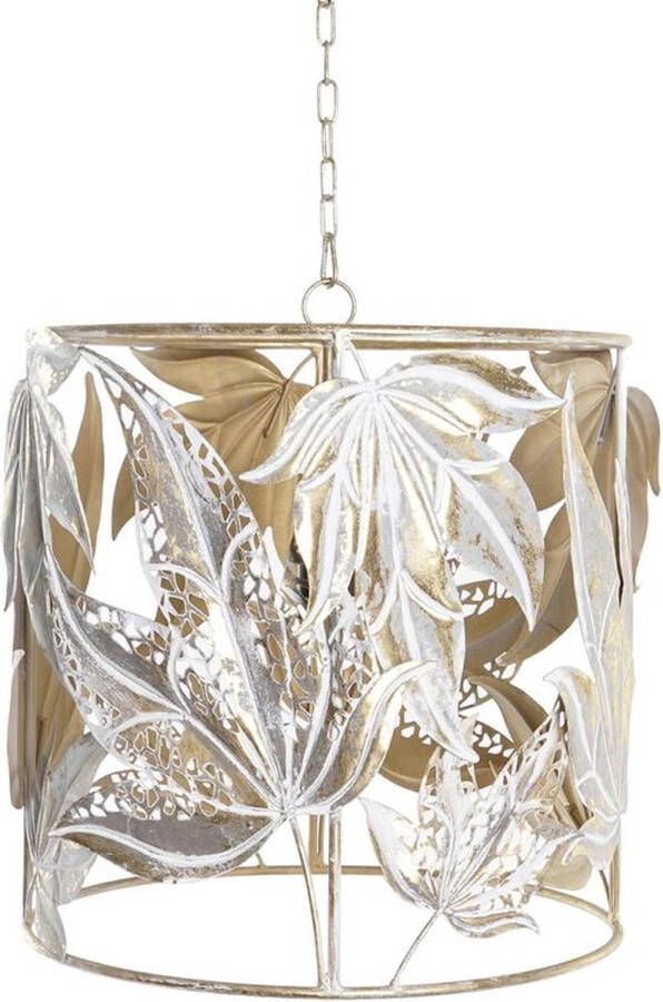 DKD Home Decor Plafondlamp Grijs Gouden (49 x 49 x 48 cm)