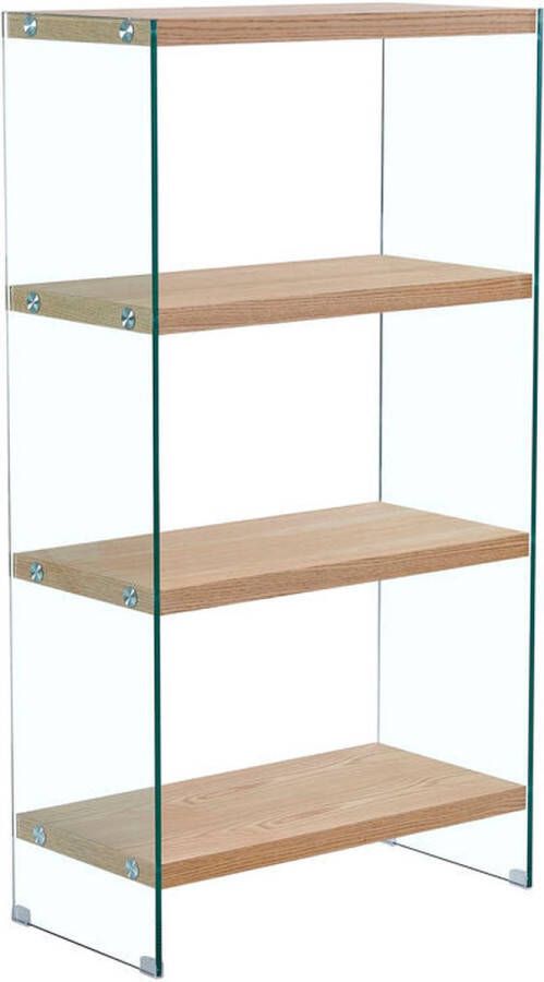 DKD Home Decor Planken 80 x 40 x 150 cm Kristal Lichtbruin Hout MDF