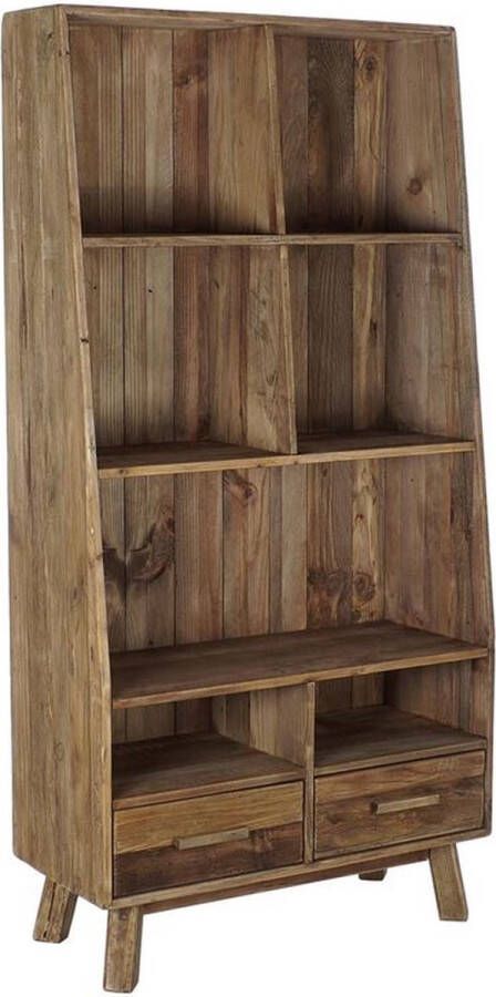 DKD Home Decor Planken Natuurlijk Gerecycleerd Hout (90 x 40 x 182 cm)