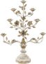 Maison de france Ronde kroonluchter met standaard DKD Home Decor Beige Metaal Hout Blommor (62 x 21 x 82 cm) - Thumbnail 1