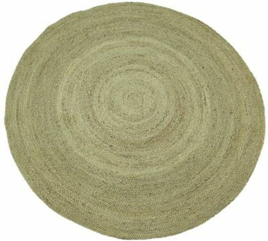 DKD Home Decor Tapijt 120 x 120 x 1 5 cm Natuurlijk Jute
