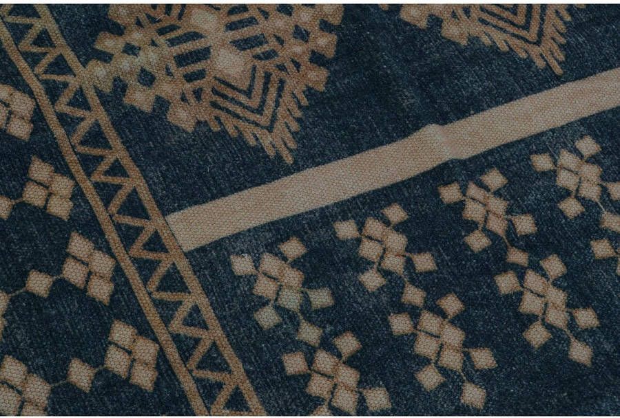 DKD Home Decor Tapijt Blauw Oranje Arabisch Geometrisch (120 x 180 x 0 4 cm) (2 Stuks) - Foto 2