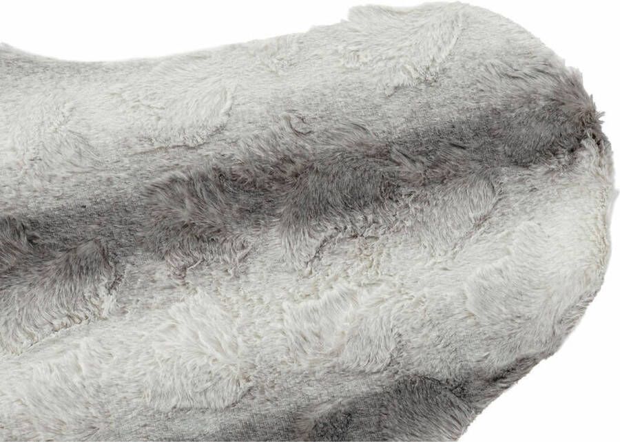 DKD Home Decor Tapijt 160 x 150 x 2 cm Grijs Polyester Wit