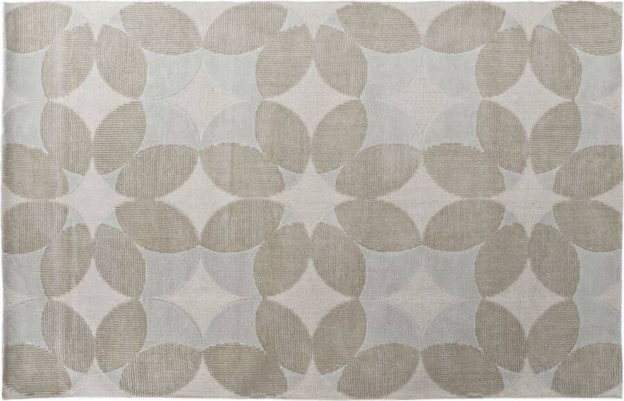 DKD Home Decor Tapijt Beige Polyester Cirkels (200 x 290 x 0.9 cm)