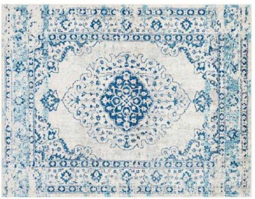 DKD Home Decor Tapijt Blauw Katoen Chenille (120 x 180 x 1 cm)