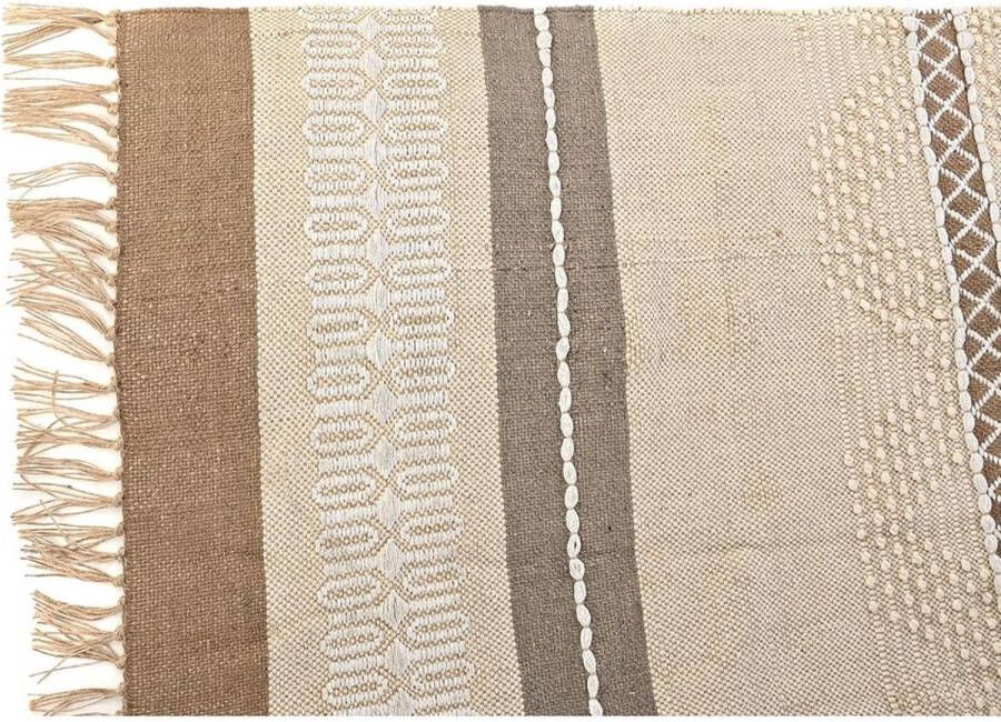 DKD Home Decor Tapijt Bruin Polyester Katoen (117 x 198 x 0 7 cm)