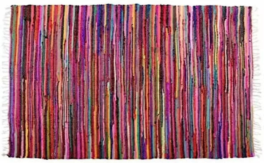 DKD Home Decor Tapijt Multicolour Indiaas (195 x 120 x 0 5 cm)