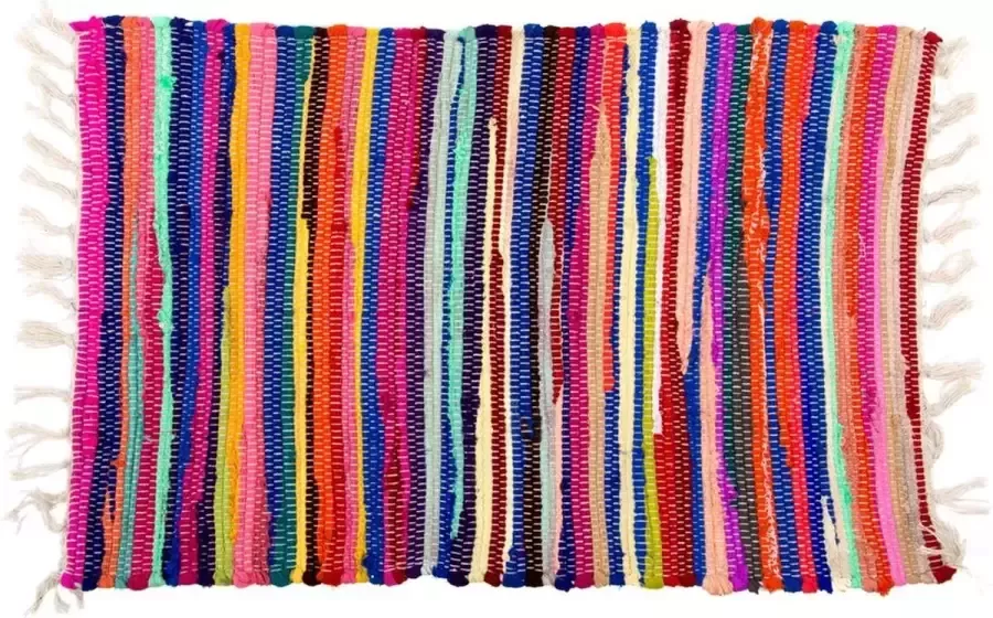 DKD Home Decor Tapijt Multicolour Indiaas (80 x 50 x 1 cm)