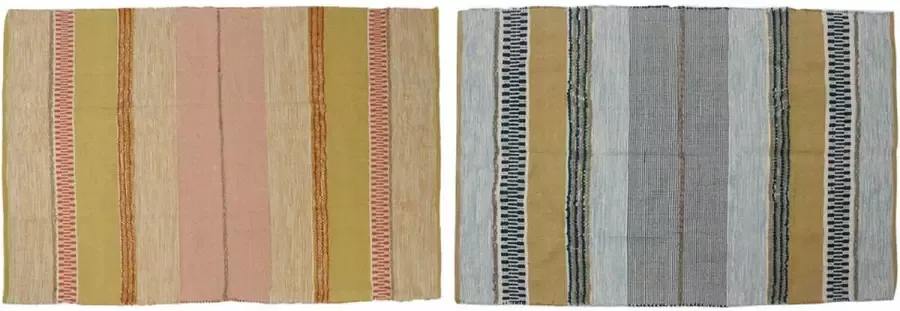 DKD Home Decor Tapijt Multicolour Modern (2 Stuks) (120 x 180 x 1 cm)