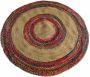 DKD Home Decor Tapijt Polyester Katoen Multicolour Jute (160 x 160 x 0 7 cm) - Thumbnail 2