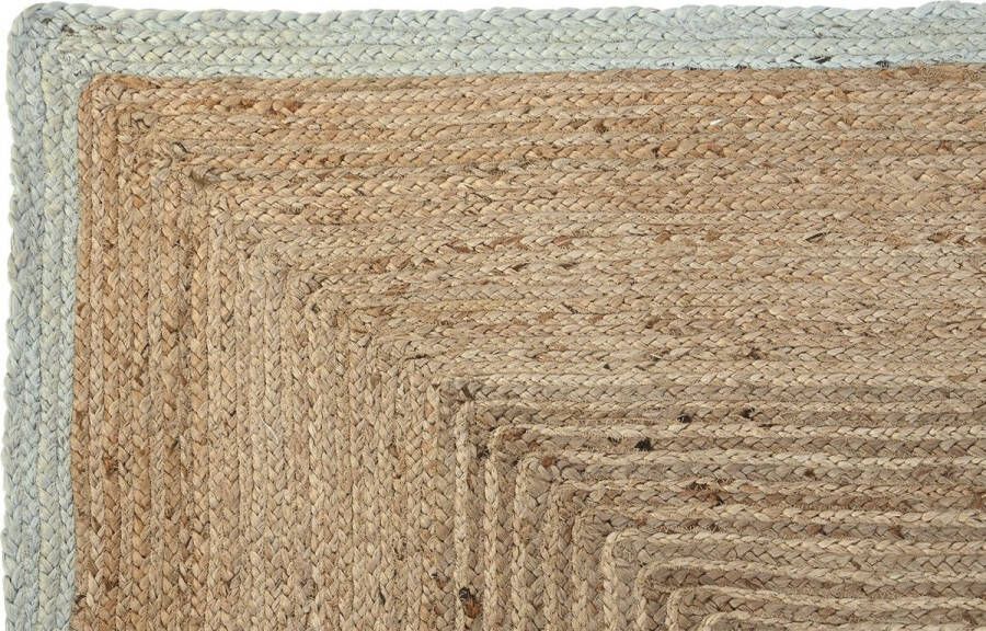 DKD Home Decor Tapijt Scandi Groen Lichtbruin Jute (120 x 180 x 1 cm)