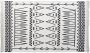 DKD Home Decor Tapijt Zwart Wit Ikat (120 x 180 x 0 7 cm) - Thumbnail 1