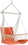 DKD Home Decor Tuinstoel Oranje Polyester Katoen Pijnboom (97 x 50 x 120 cm) - Thumbnail 1