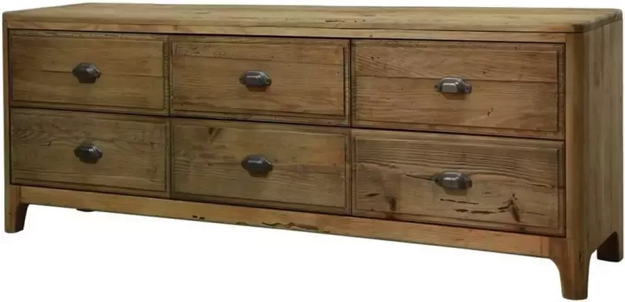 DKD Home Decor Tv-meubel Gerecycleerd Hout (180 x 55 x 45 cm)