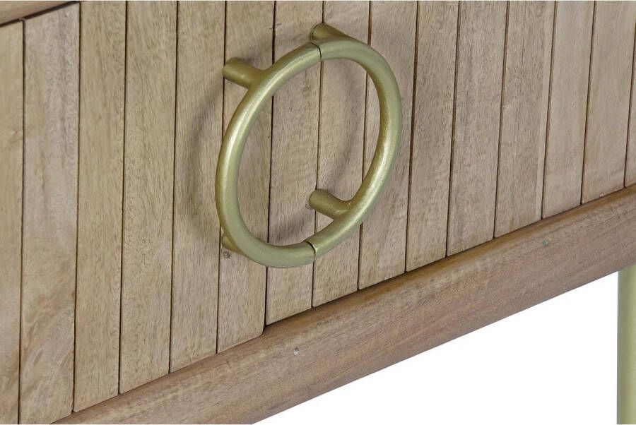 DKD Home Decor Tv-meubel Gouden Bruin Mangohout (147 x 40 x 60 cm)