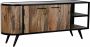 DKD Home Decor Tv-meubel Metaal Mangohout (130 x 55 x 40 cm) - Thumbnail 1