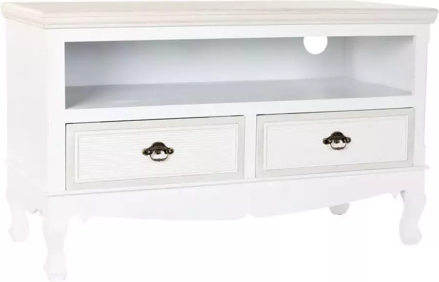 DKD Home Decor Tv-meubel Wit Hout MDF (100 x 42 x 61 cm)