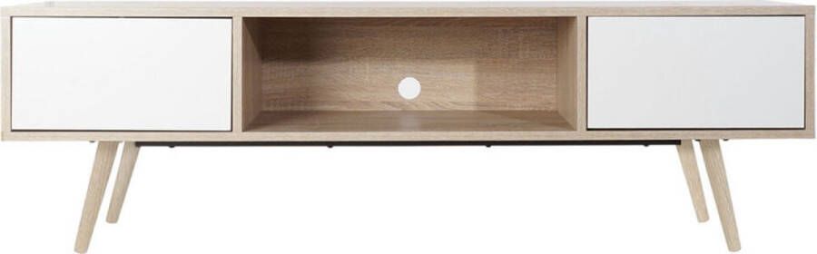 DKD Home Decor Tv-meubel Wit Metaal Hout MDF (160 x 40 x 50 cm)
