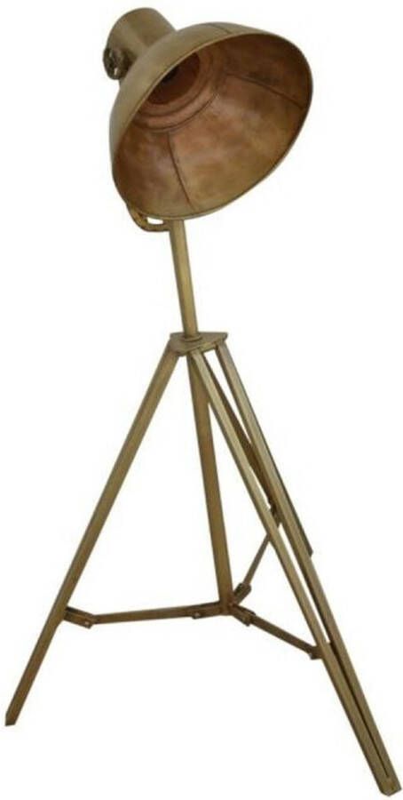 DKD Home Decor Vloerlamp Gouden Metaal Loft (68 x 68 x 180 cm)