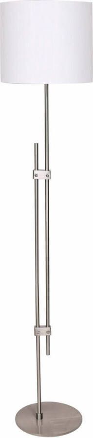 DKD Home Decor Vloerlamp 30 x 30 x 148 cm 35 5 x 35 5 x 143 cm Zilverkleurig Metaal 220 V 50 W - Foto 1