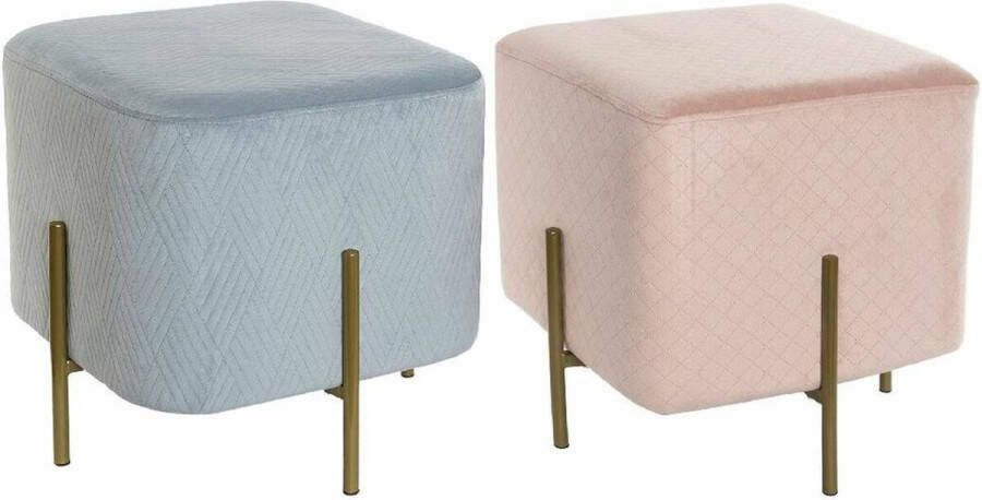 DKD Home Decor Voetensteun 8424001831166 Scandi Metaal 43 x 43 x 42 cm (2 Stuks) - Foto 2