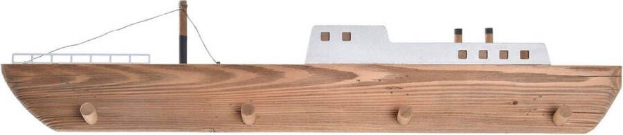 DKD Home Decor Wandkapstok 91 x 8 5 x 20 cm Natuurlijk Hout Barco - Foto 2