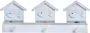 DKD Home Decor Wandkapstok Hout Touw Mediterrane Huizen (36 x 5 x 13 cm) - Thumbnail 1