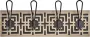 DKD Home Decor Wandkapstok Metaal MDF Arabisch (40 x 8 x 16 cm) - Thumbnail 1