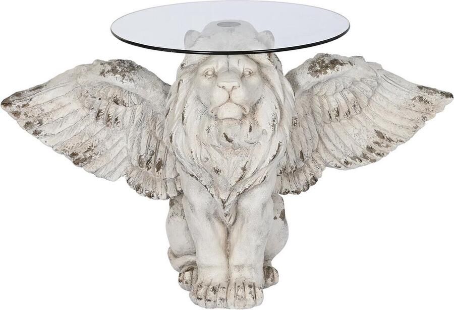 Dkd home Bijzettafel Decor Grijs Kristal Magnesium 96 x 52 x 62 cm