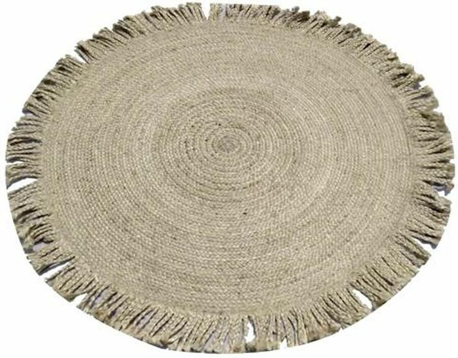Dkd home Tapijt Decor Natuurlijk Jute (200 X 200 X 1 5 Cm)