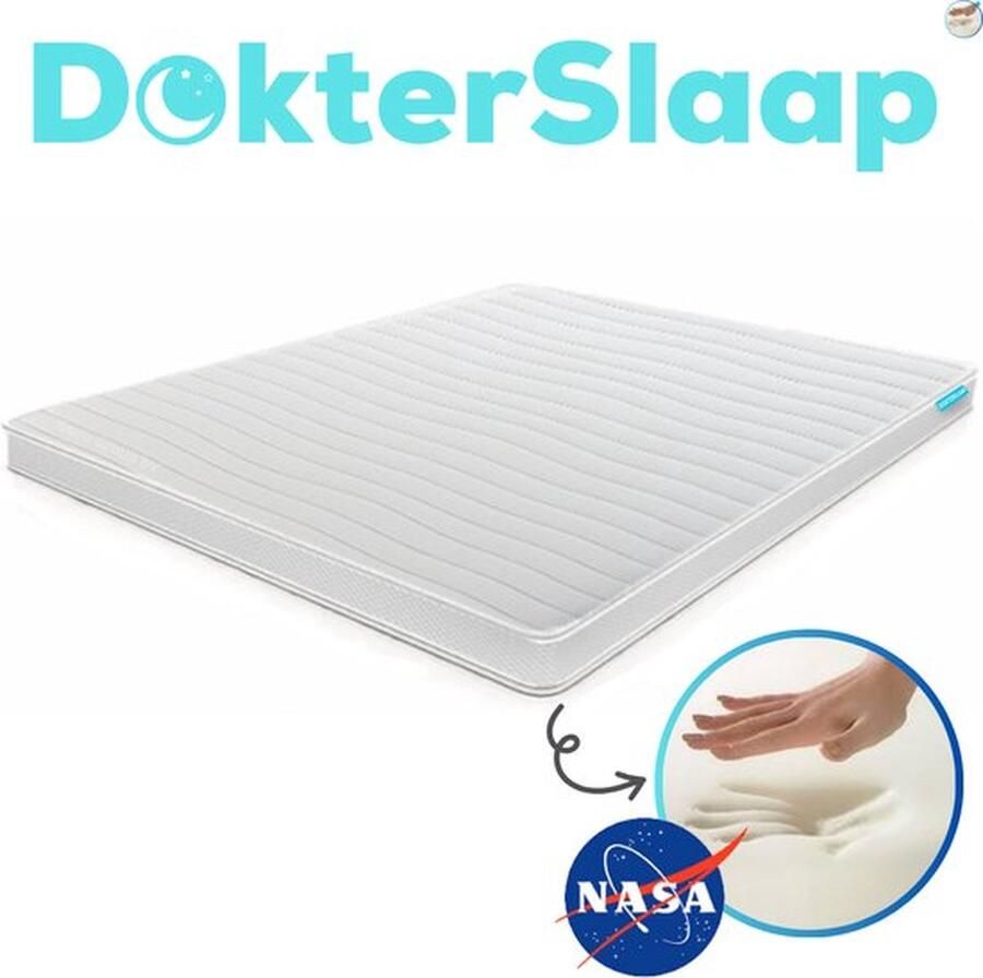 Dokterslaap© MEDICPRO- Luxe XXL Topper 180x200 Traagschuim – Matrastopper Topdekmatras Topdek matras Topmatras Topper 12cm Dik