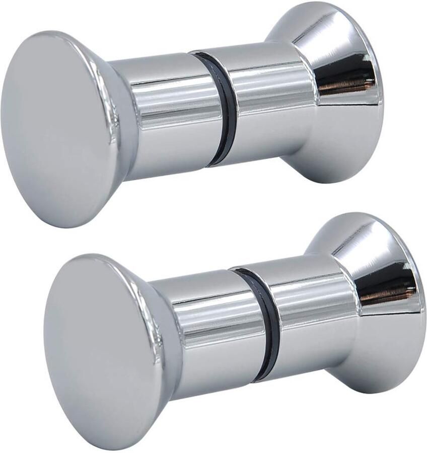 Dolaso Deurhandel 5 kasten aluminium chroom handvat aluminium deurhandel handvat decoratieve delen met 4 gechroomde doucheboden