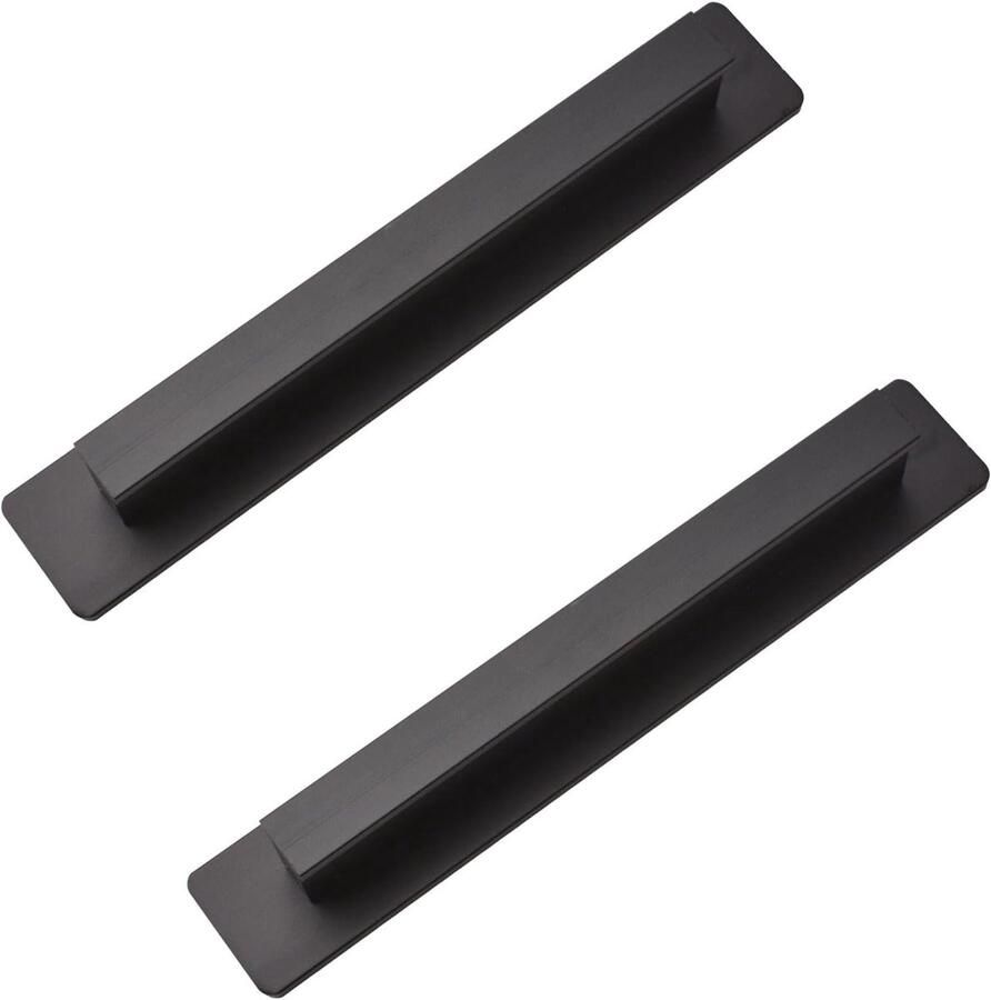 Dolaso Zelfklevende handvat 3 150 mm aluminium schuifdeurhandels voor glazen deuren en ramen ladekasten