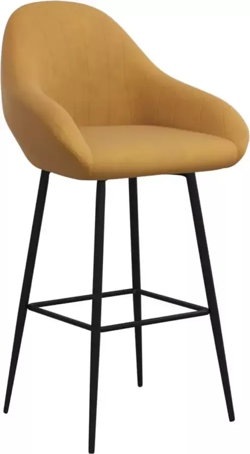 Dolce Vita La Barkruk fluweel bruin - Foto 3