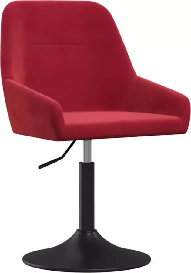 Dolce Vita La Barkruk fluweel wijnrood