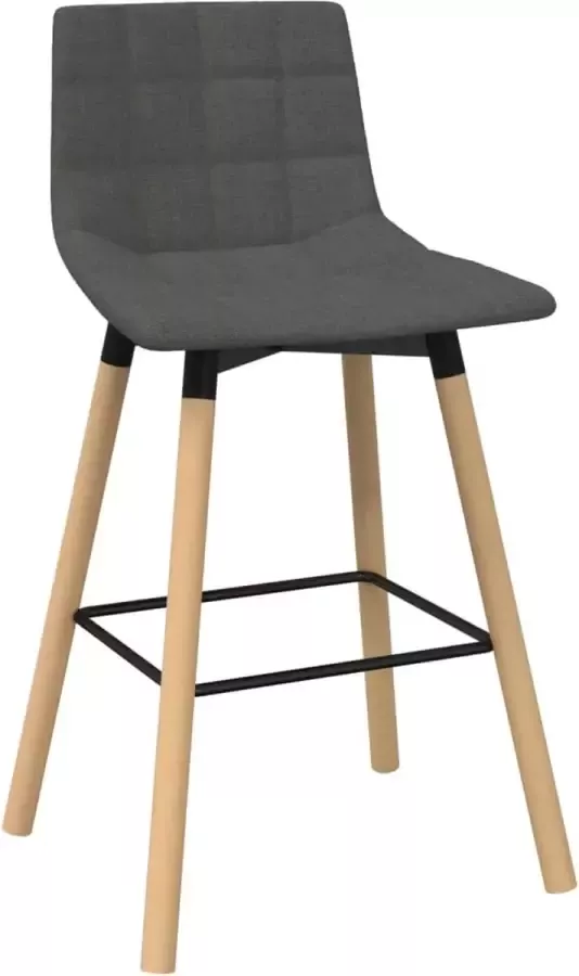 Dolce Vita La Barkruk stof lichtgrijs - Foto 6