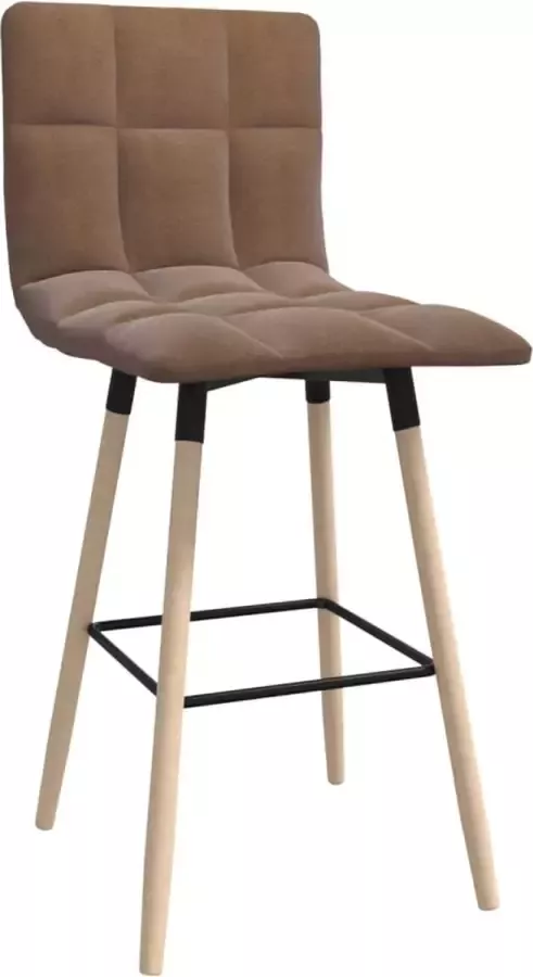 Dolce Vita La Barkruk stof taupe - Foto 2