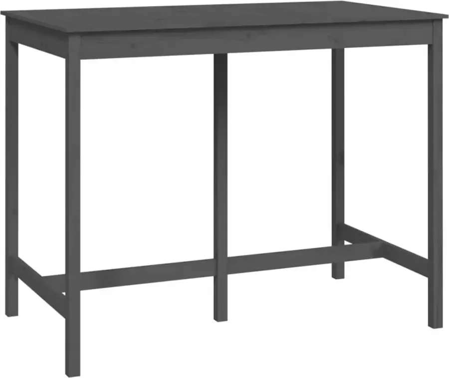 Dolce Vita La Bartafel 140x80x110 cm massief grenenhout grijs