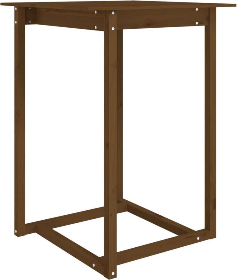 Dolce Vita La Bartafel 80x80x110 cm massief grenenhout honingbruin