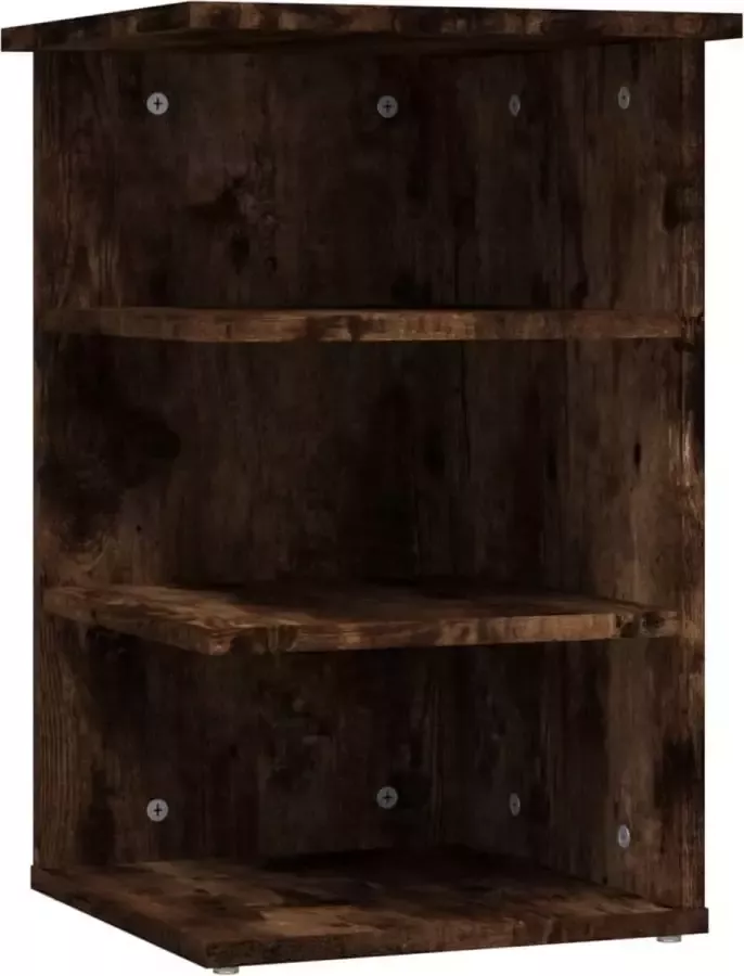Dolce Vita La Bijzetkast 35x35x55 cm bewerkt hout gerookt eikenkleurig