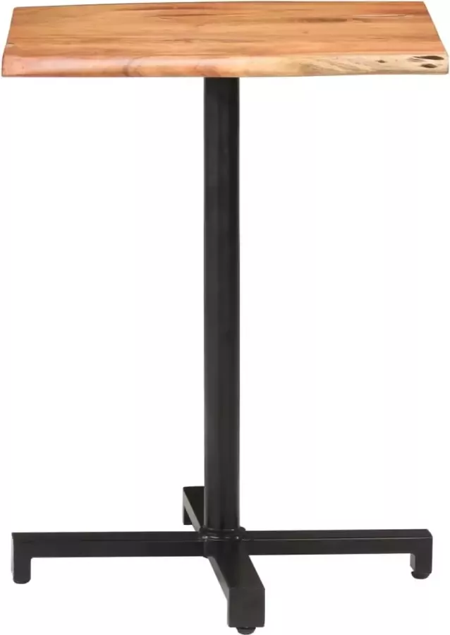 Dolce Vita La Bistrotafel met natuurlijke randen 60x60x75 cm acaciahout